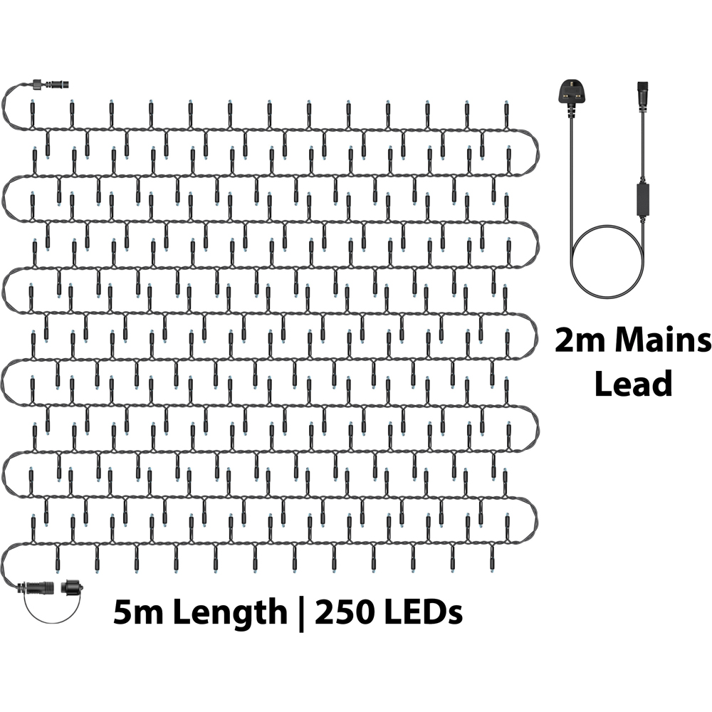 Eagle Connect 250 RGB LED Black Cluster Light 5m Image 8