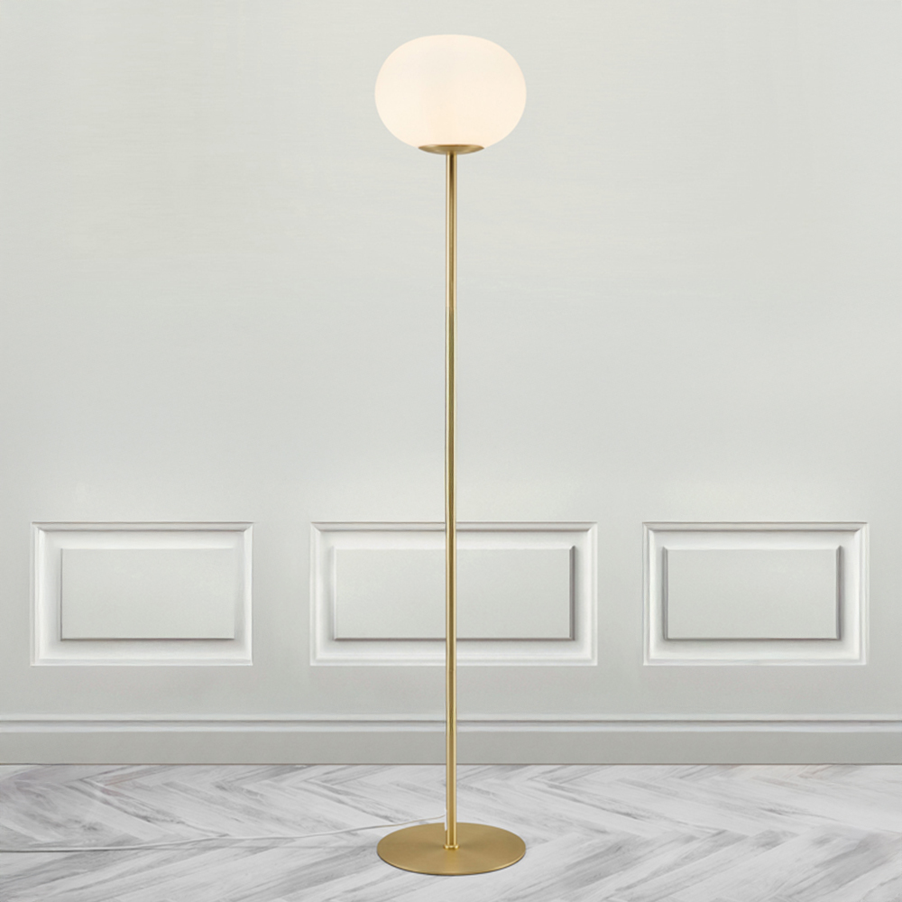 Nordlux Alton 27 Brass Floor Lamp Image 2