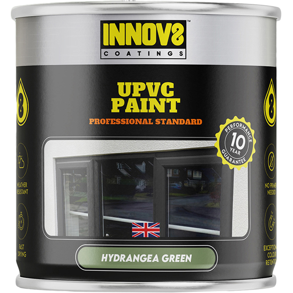 Innov8 Coatings Hydrangea Green Satin Finish uPVC Paint 750ml Image 2