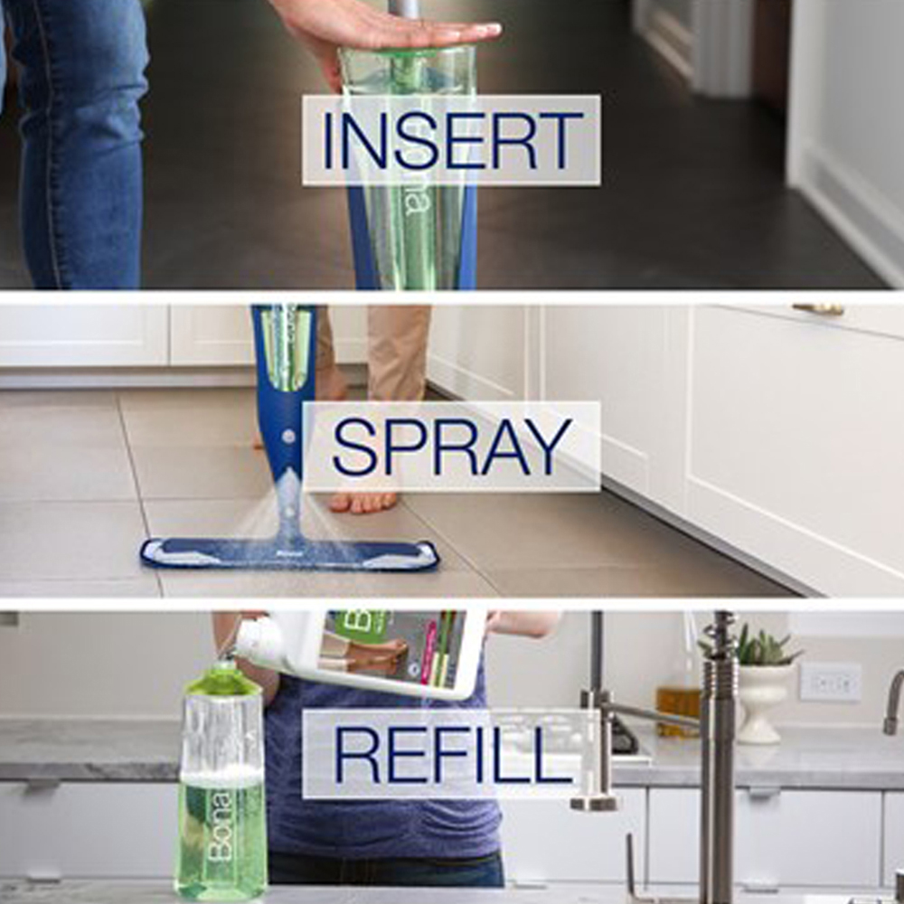 Bona Premium Spray Mop Refillable Hard Surface Cartridge 850ml Image 6