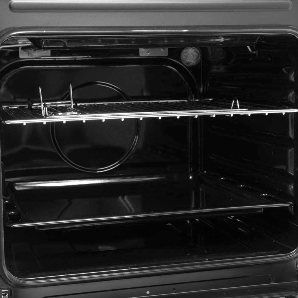 Willow Appliances WE50SSB Black Single Cavity 62L Oven Electric Cooker with 4 Burner Image 8