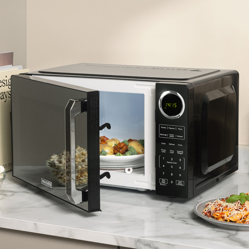 Haden 214690 Black 23L Digital Microwave 900W Image 2
