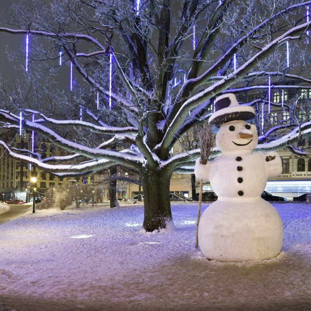 Samuel Alexander White LED Snow Shower Snowing Effect Lights Image 6