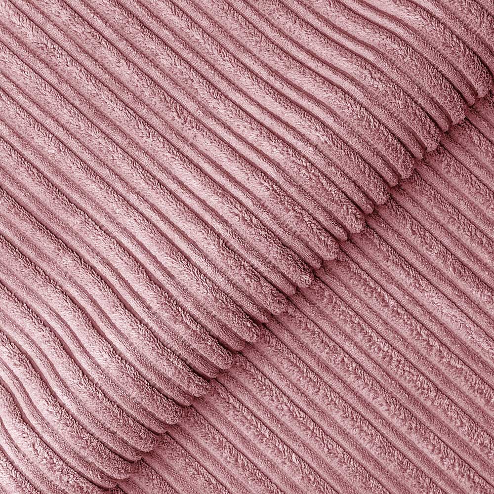 Luxor 5 Seater Pink Jumbo Cord Full Back L Shaped Corner Sofa Set Image 6