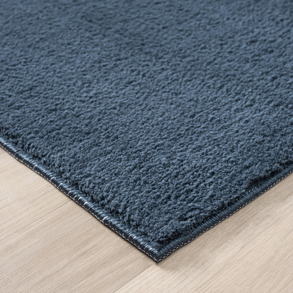 Desire Rugs Comfy Navy Anti Slip Felt Backing Rug 60 x 200cm Image 3