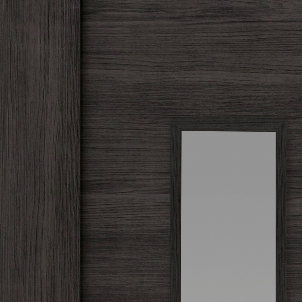JB Kind Alabama Dark Grey Glazed Laminated Internal Door 1981 x 838mm Image 3