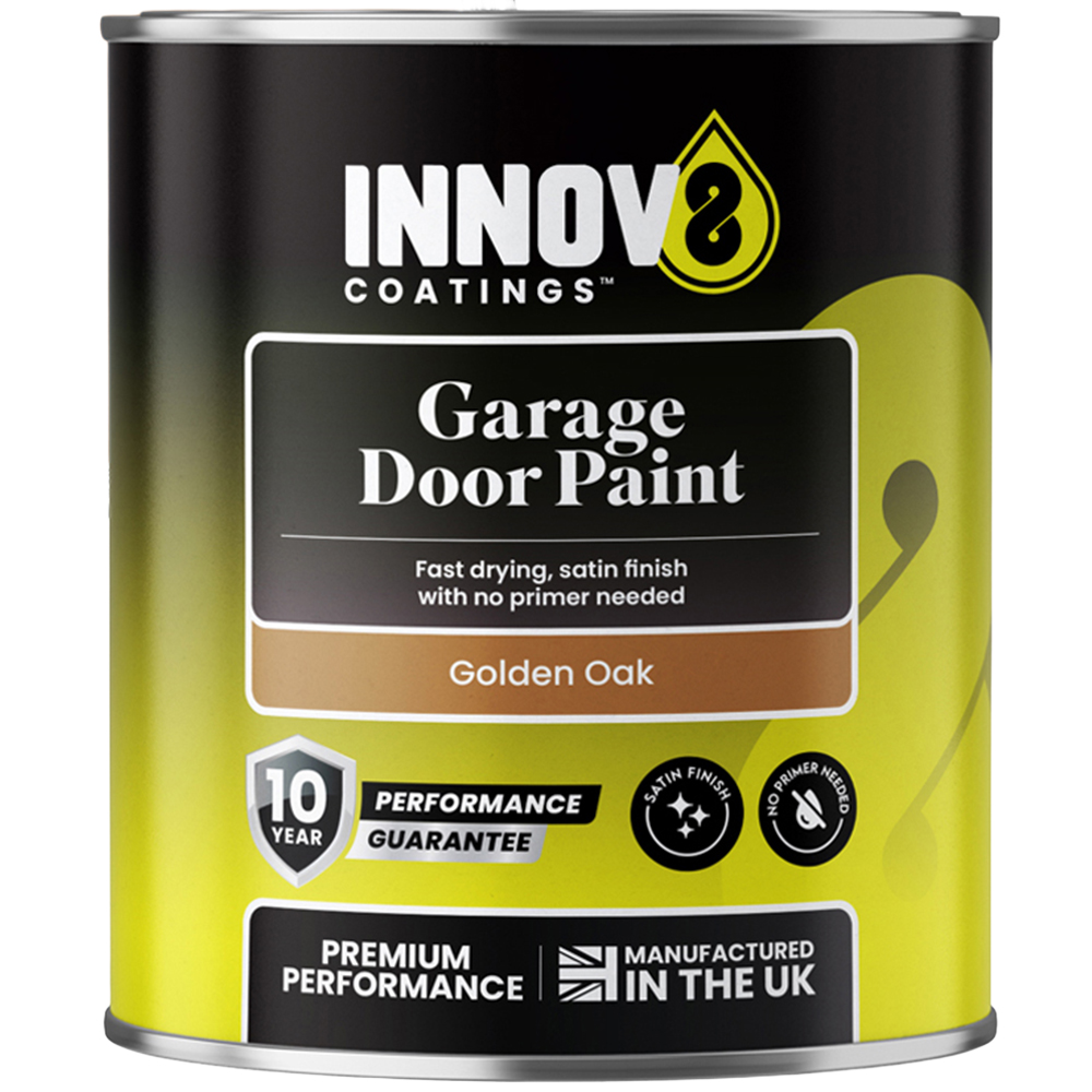 Innov8 Coatings Garage Door Paint 750ml Golden Oak Image 2