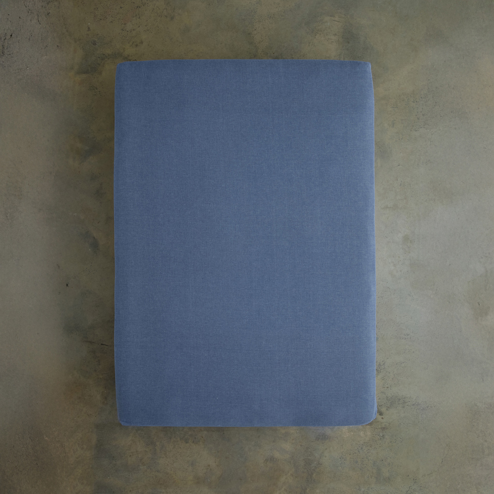 Deyongs Southwick Single Blue Fitted Sheet Image 2