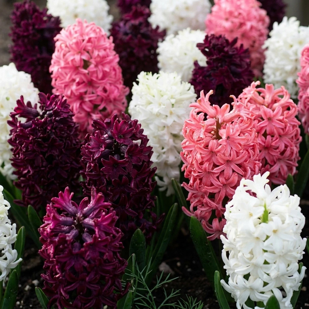 Thompson and Morgan Hyacinth Pretty in Pink Autumn Planting Bulb 8 Pack Image 2