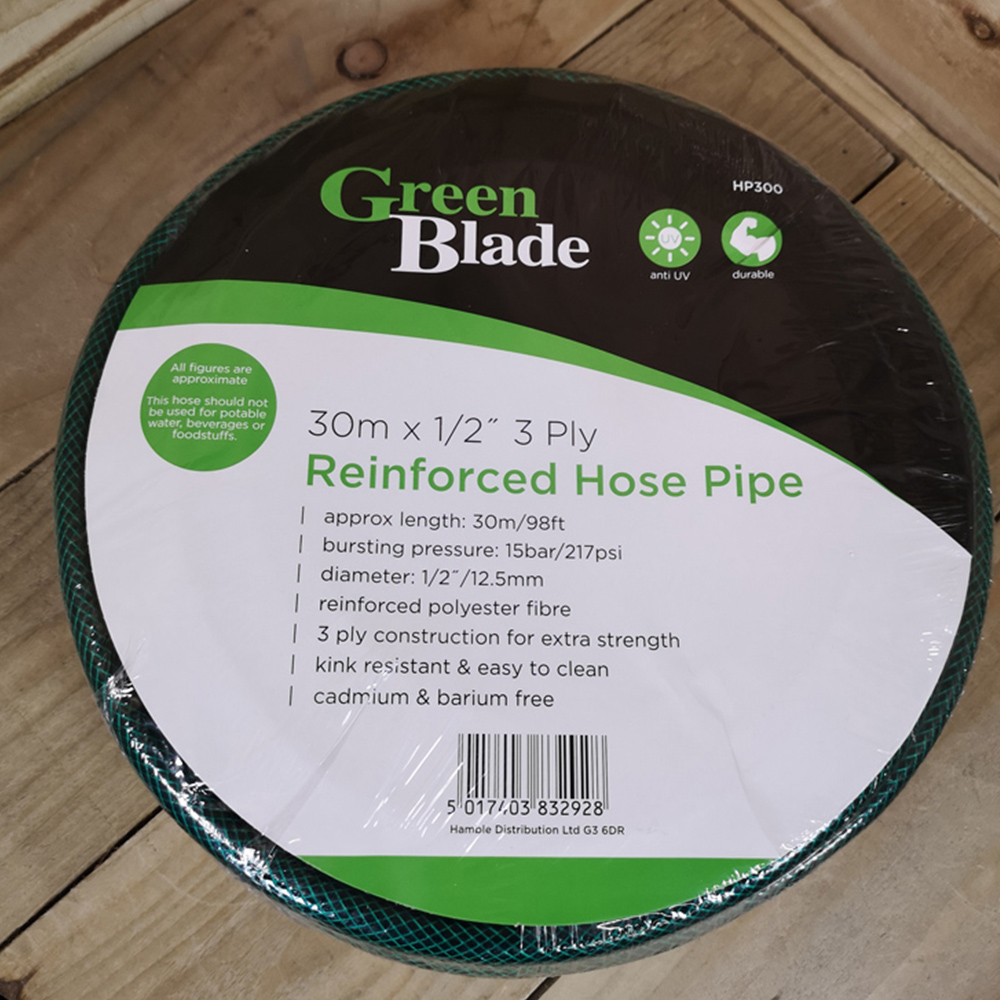 Samuel Alexander 30m Green Reinforced Garden Hosepipe Image 2