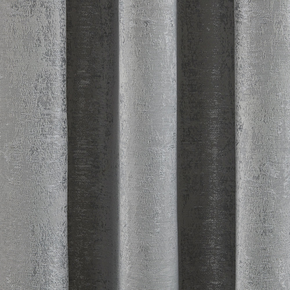 Helena Springfield Roma Lined Silver Eyelet Curtains 168 x 183cm Image 3