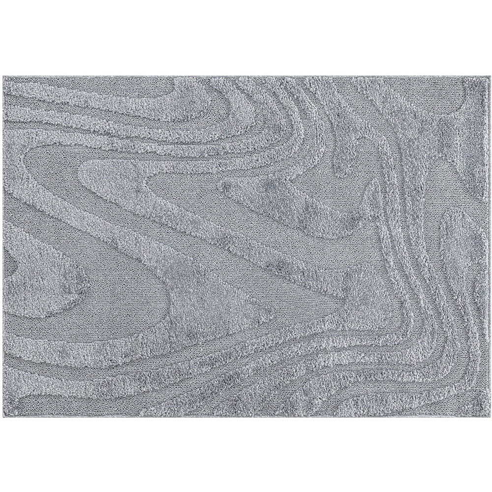 Nevada Wave Rug - Grey / 120cm Image 1