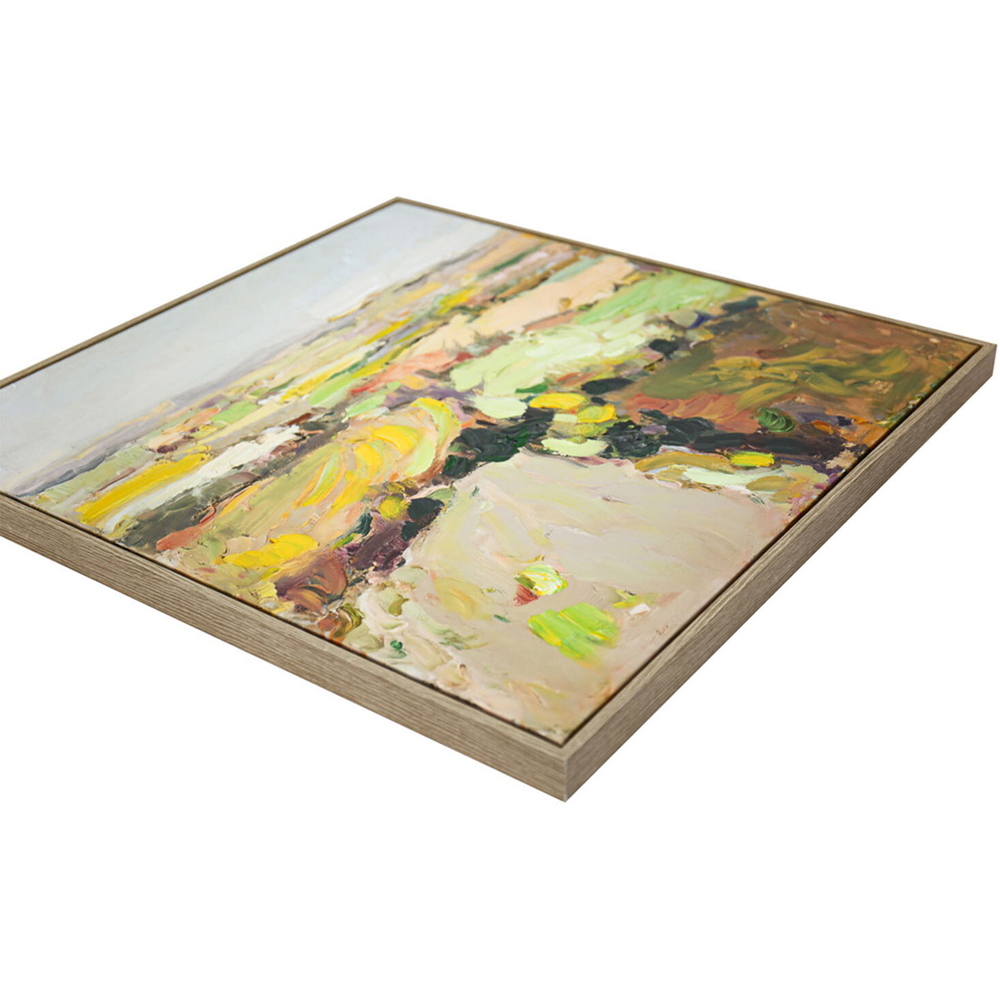 Hand-Painted Abstract Landscape Framed Wall Art Image 7