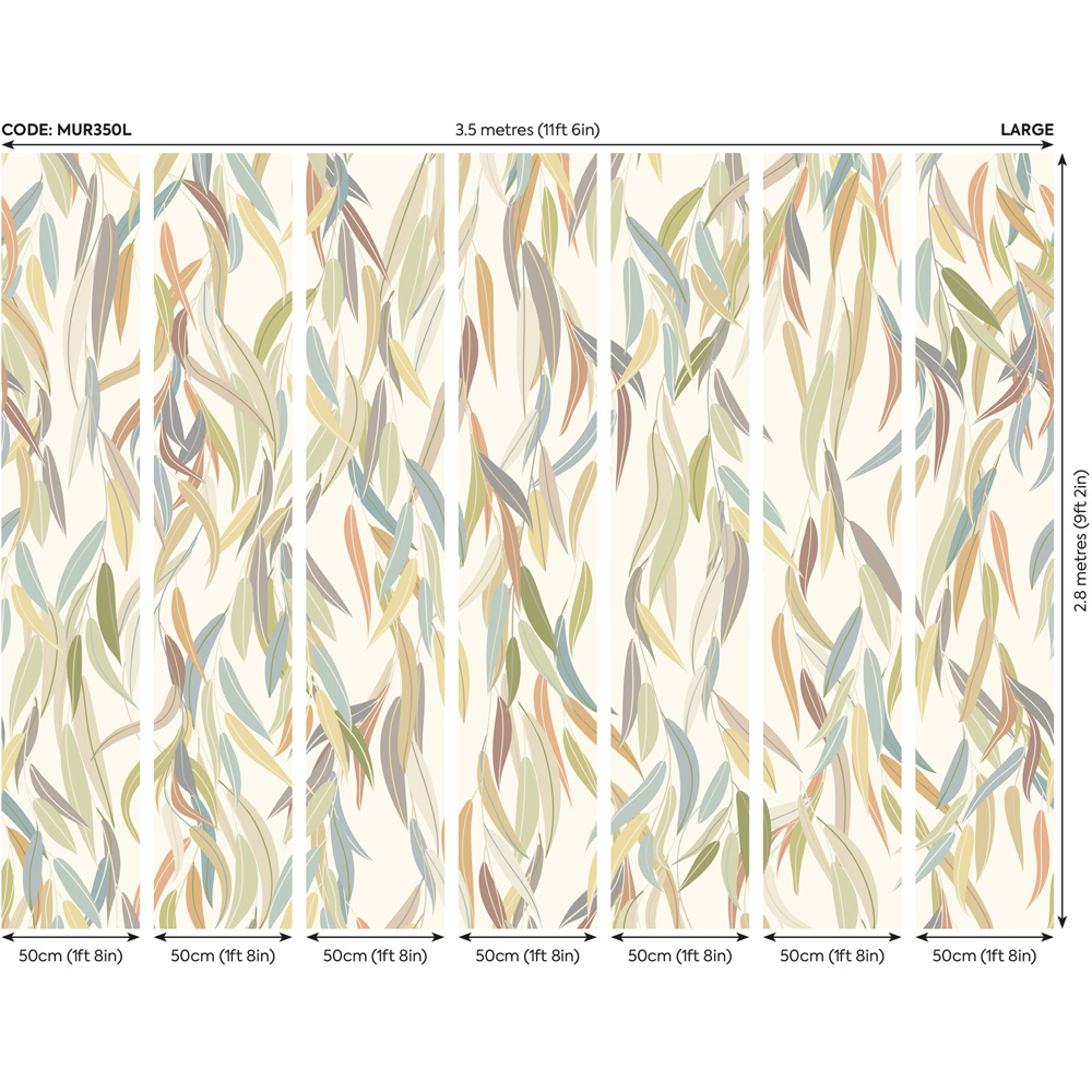 Origin Murals Willow Trees Multi Wall Mural Image 3