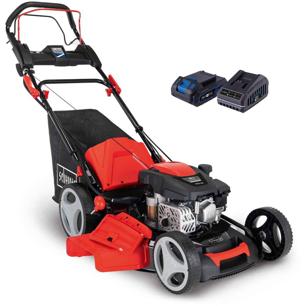 Scheppach MS173-51E Hybrid Start Petrol Lawn Mower 173cc Image 2