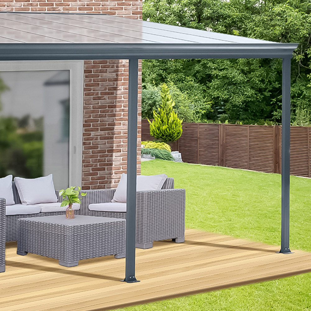 StoreMore Kingston Wide Lean To Carport Patio Cover 10 x 16ft Image 3