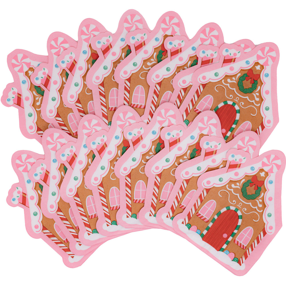 Pack of 16 Gingerbread Napkins Image 4