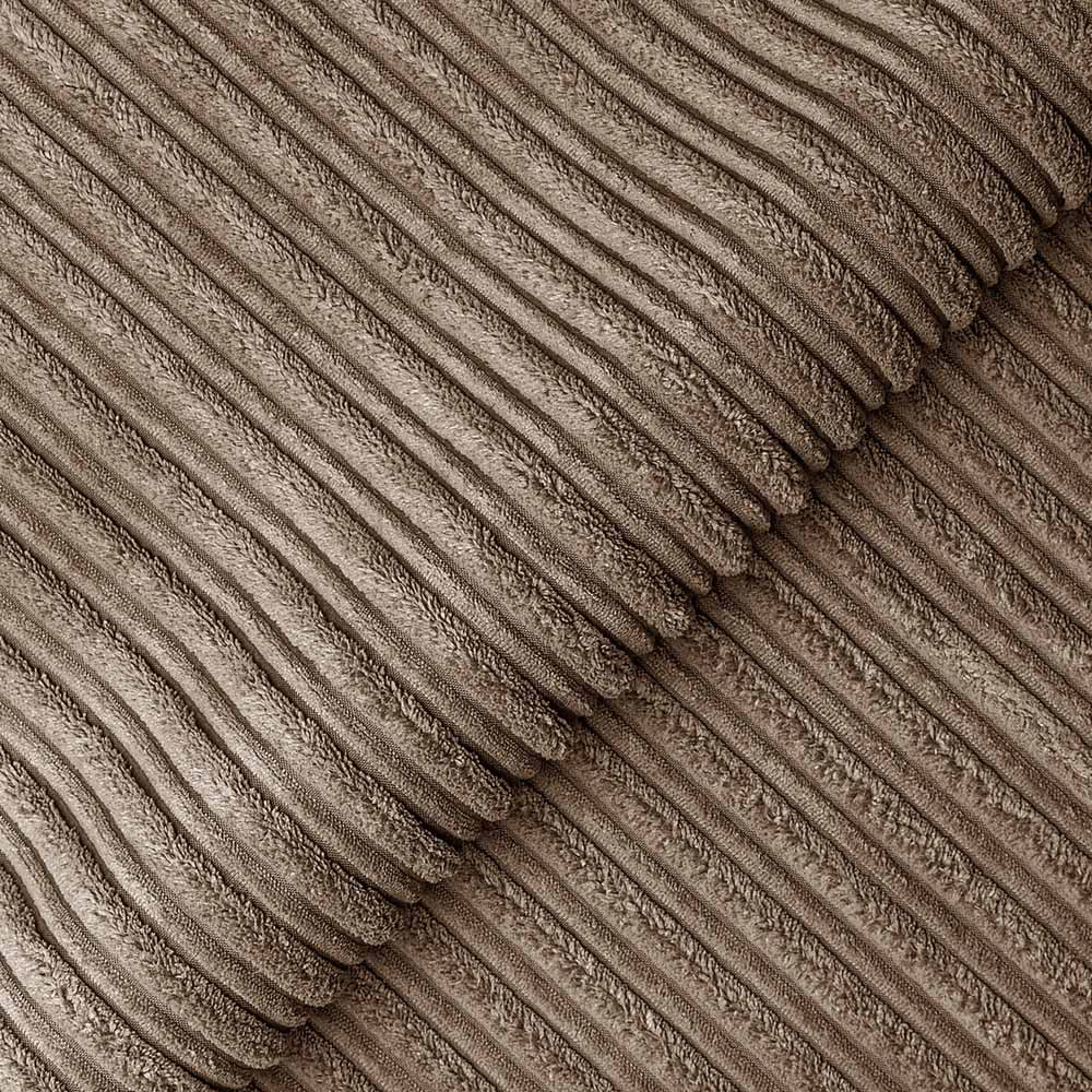 Luxor 5 Seater Coffee Jumbo Cord Full Back Sofa Suite Image 3