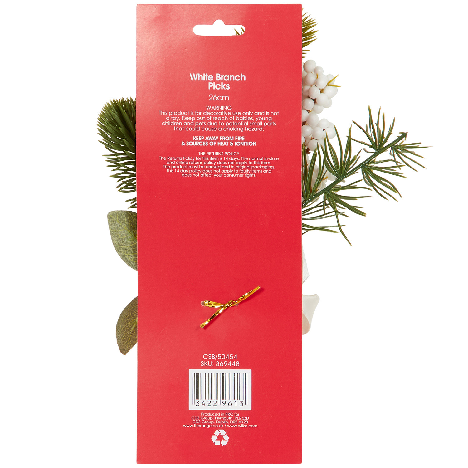 Branch Picks White - Green and White Image 2