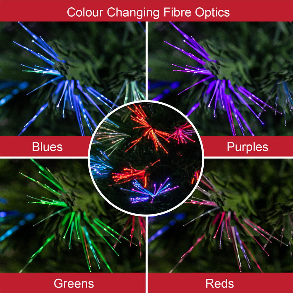 The Christmas Workshop Green Fibre Optic Christmas Tree 2ft Image 6
