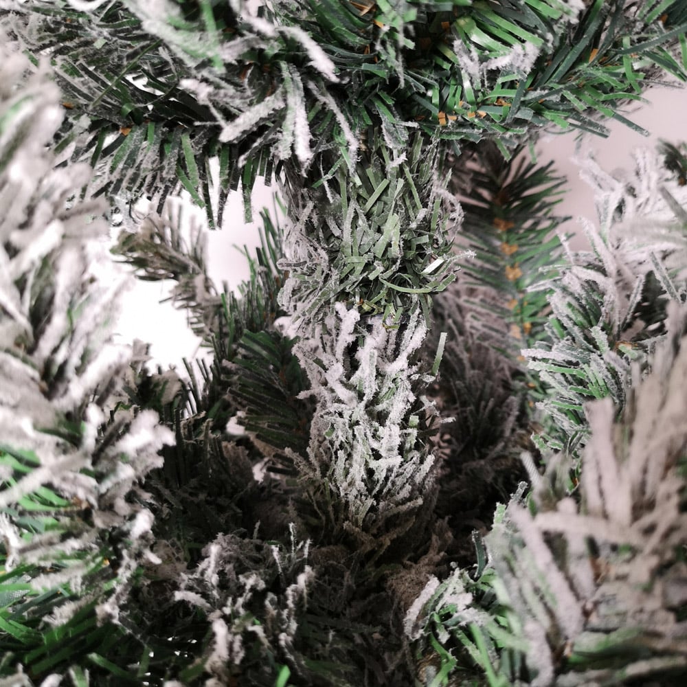 Premier Green Snow Flocked Spruce Pine Artificial Christmas Tree 6.5ft Image 4