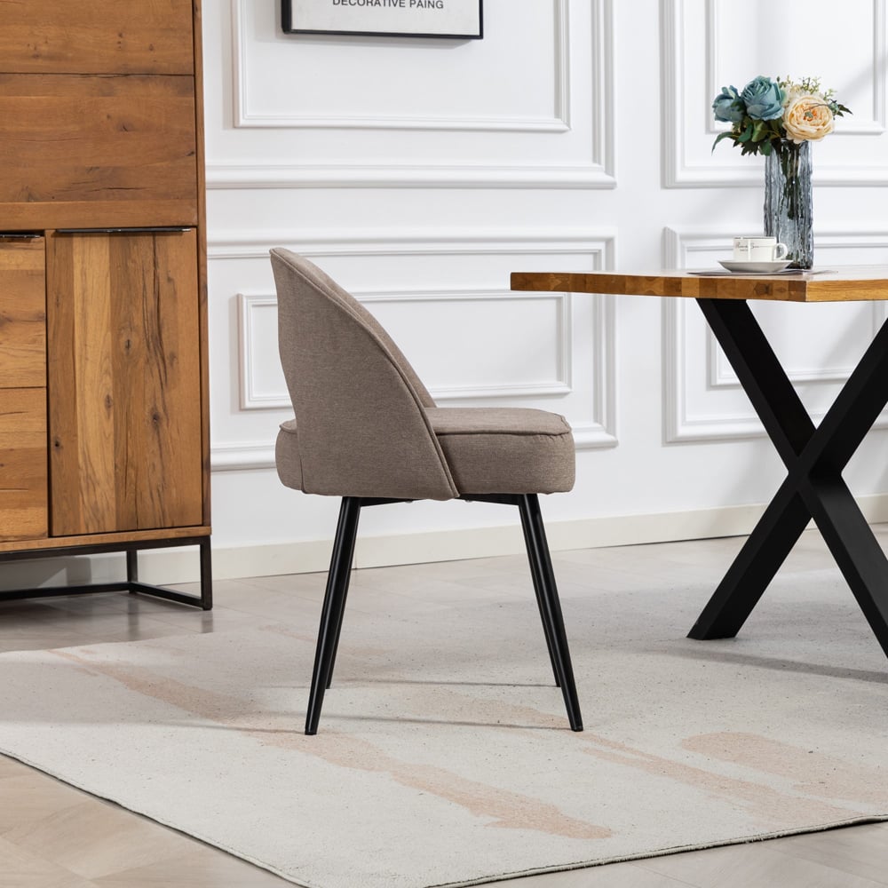 Artemis Home Ashley Set of 2 Brown Dining Chairs Image 4