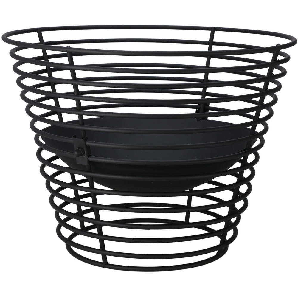 Jack Stonehouse Black Outdoor Fire Pit Basket Image 3