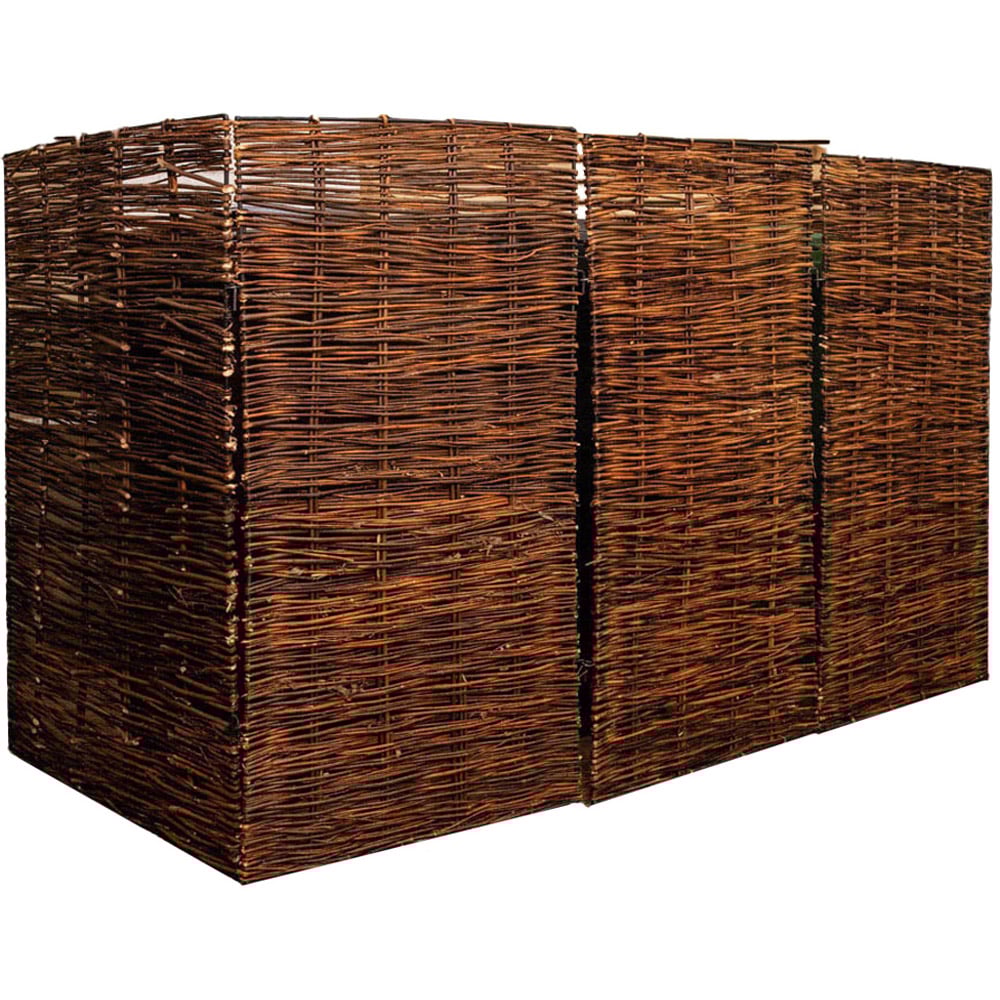 Samuel Alexander 116 x 183cm Triple Willow Wheelie Bin Screen Image 1