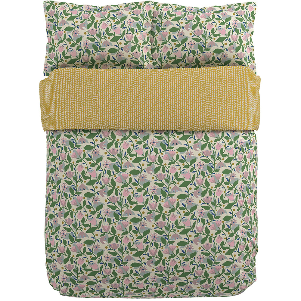 Scion Dancing Daisies Lavender and Honey Super King Size Duvet Set Image 2