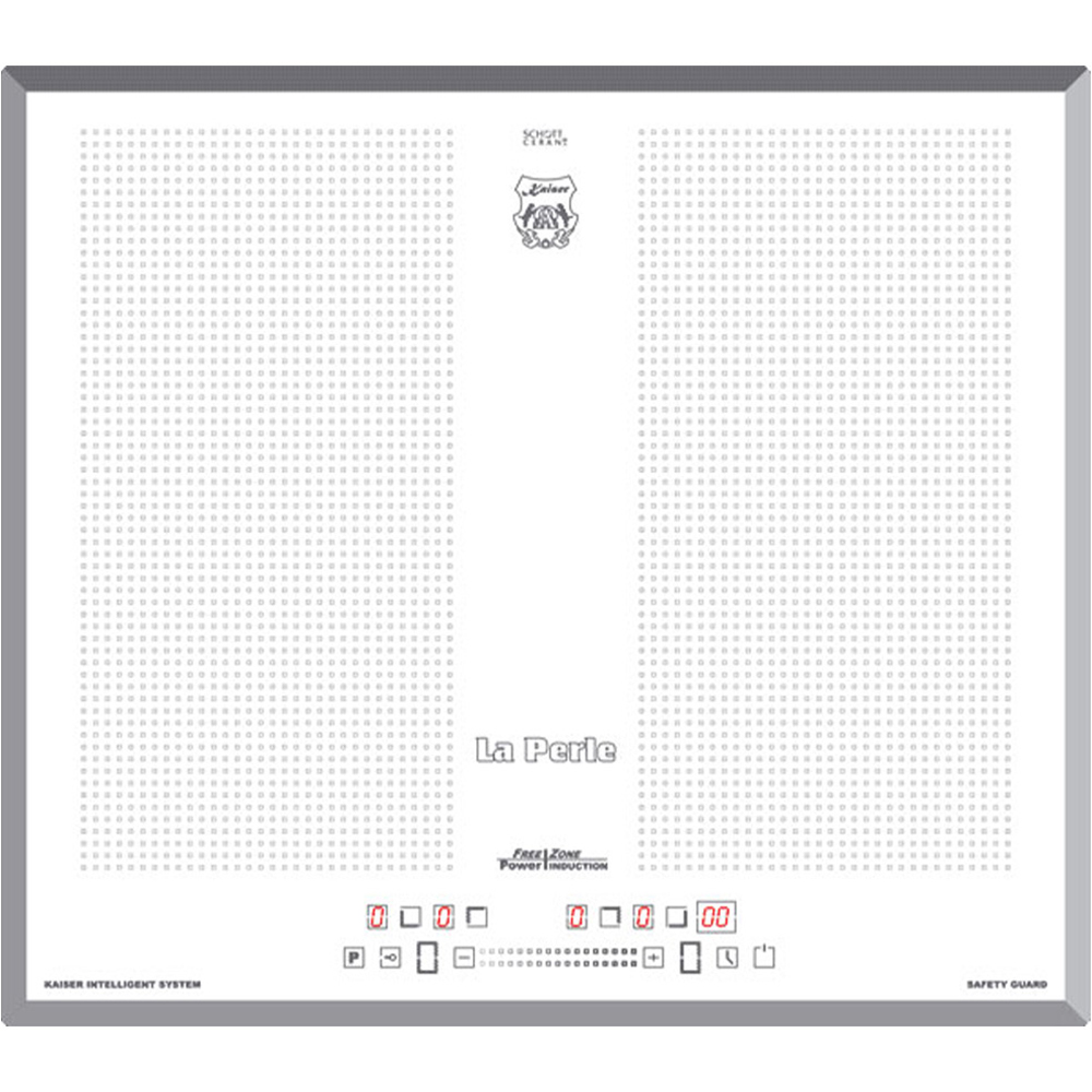 Kaiser La Perle KCT 67 FIW White Glass Touch Control Induction Hob 59cm Image 1
