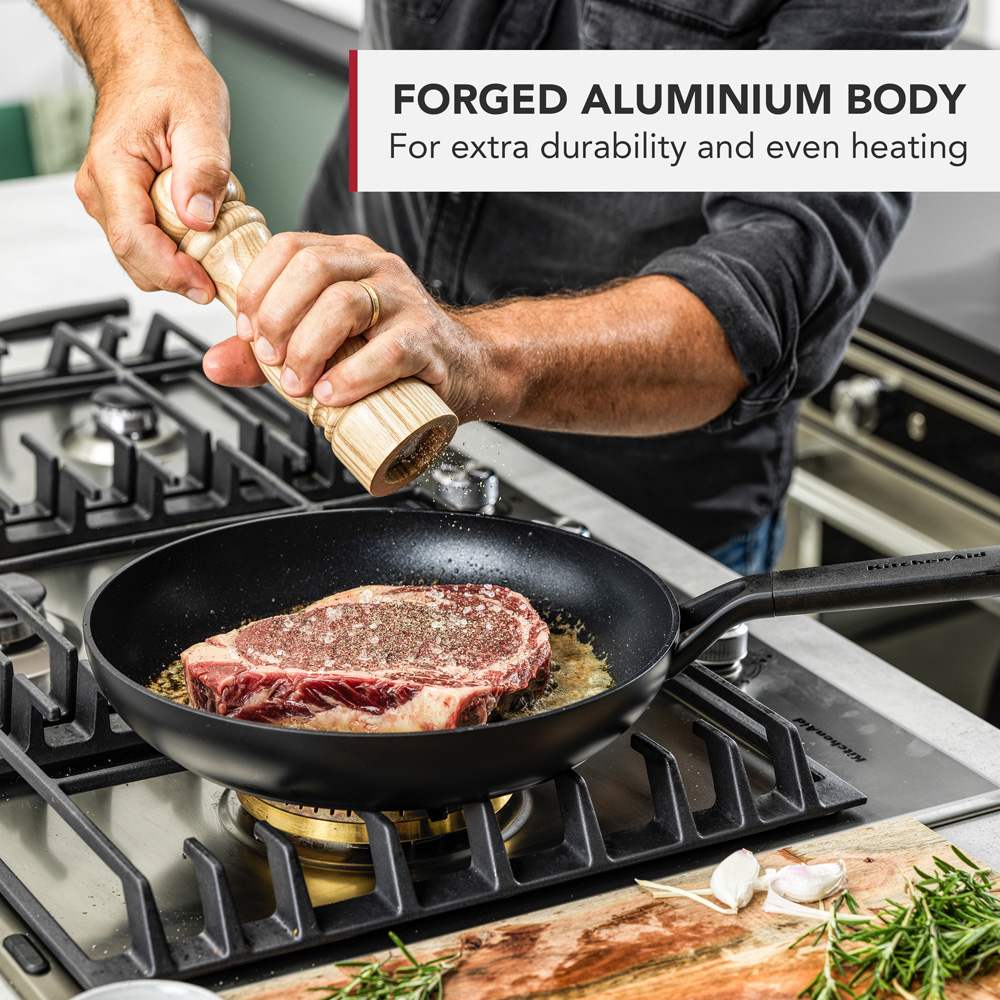 KitchenAid Black Classic Forged Aluminium Frypan 28cm Image 4
