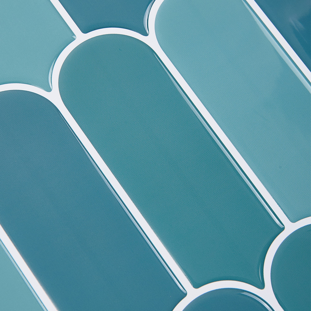 Living and Home Blue Arch Self Adhesive Wall Sticker 10 Pack Image 5