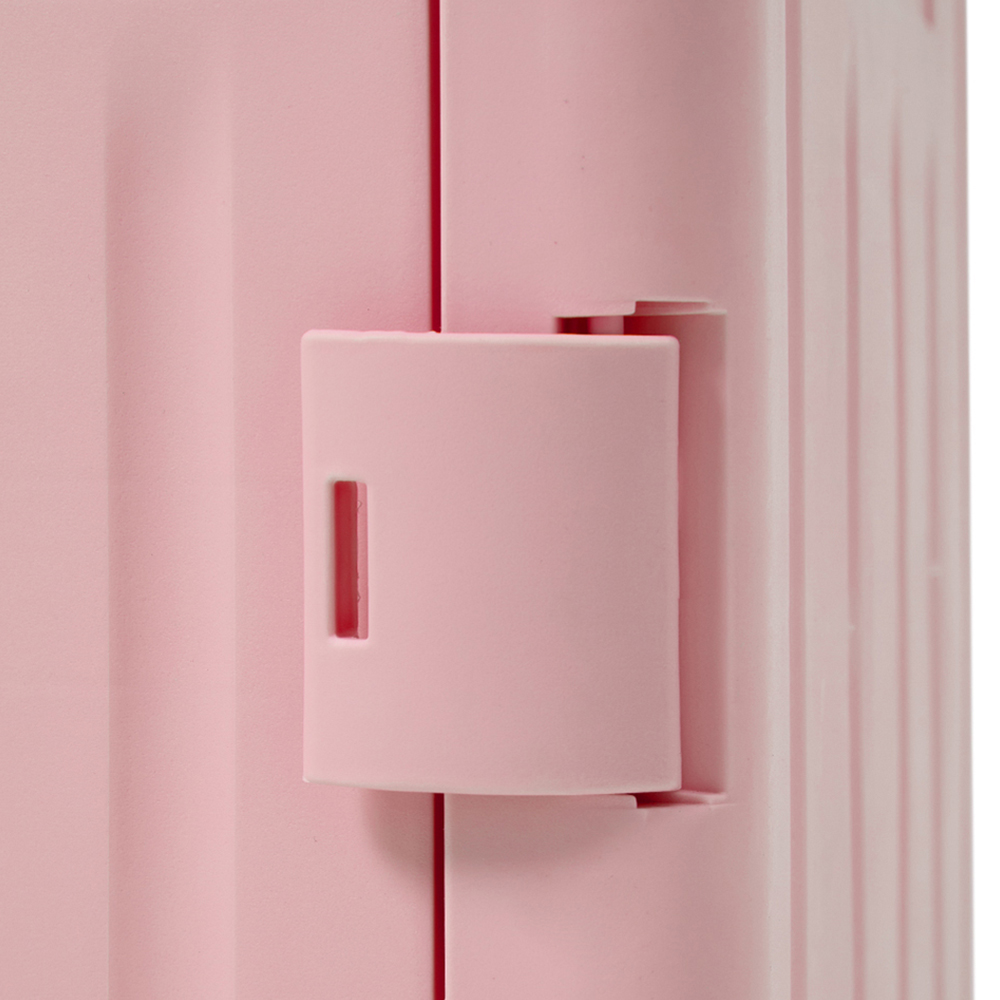 Living and Home 65L Pink Folding Shopping Trolley Image 6