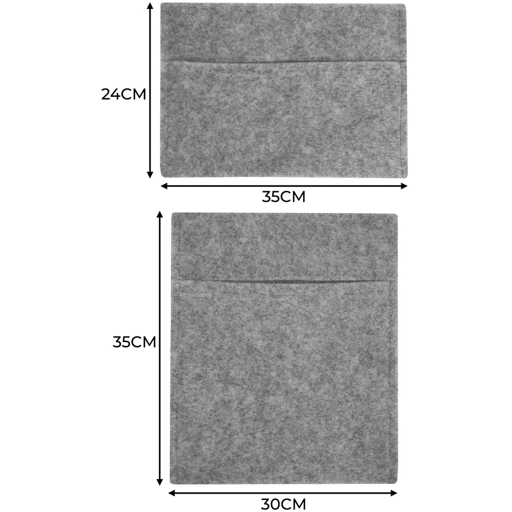 Monster Shop Smoke Grey Van Carpet Lining and Storage Pouches Set with Adhesive Glue Image 5