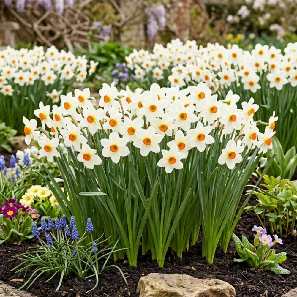 Thompson and Morgan Narcissus Viridi 2 Autumn Planting Bulb 32 Pack Image 2