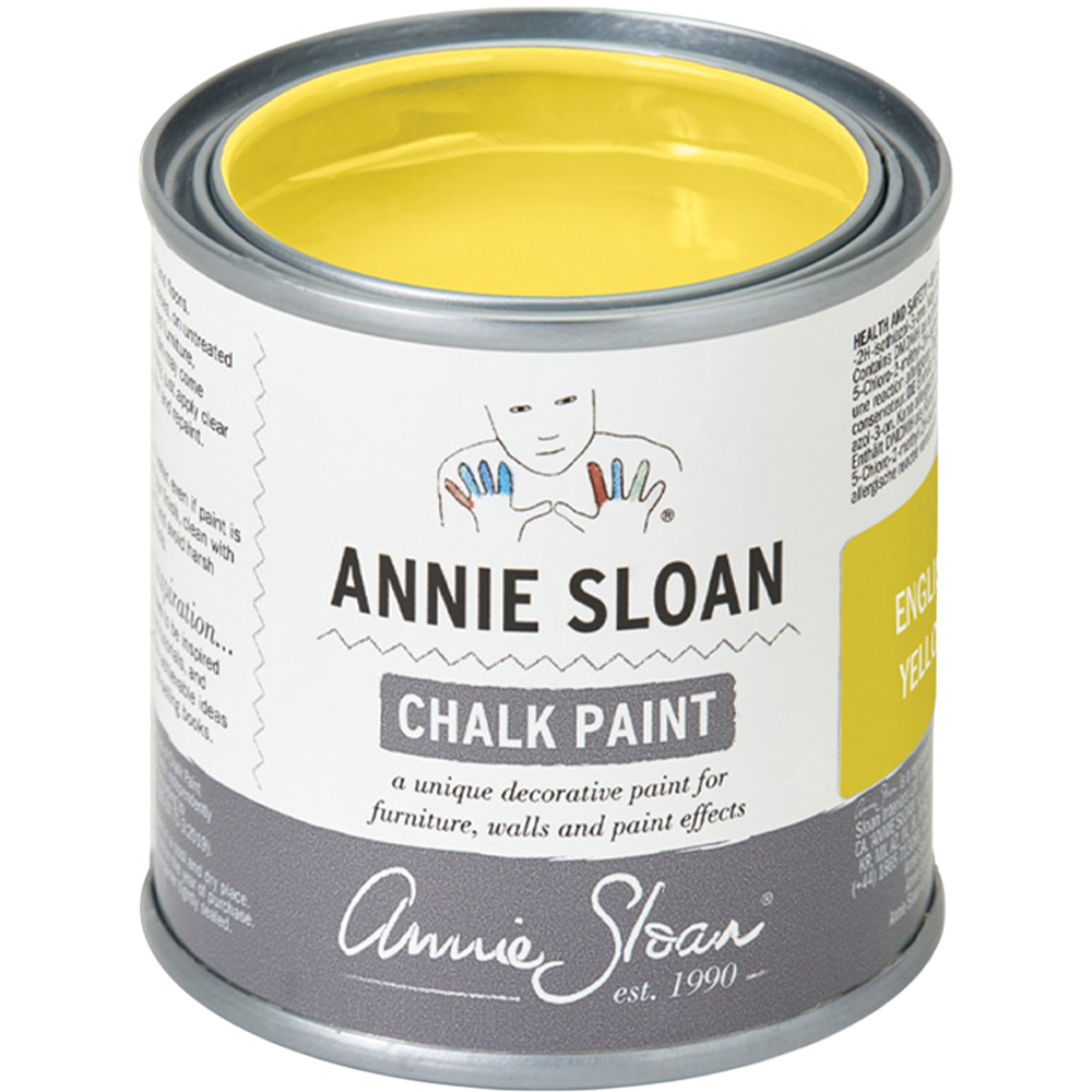 Annie Sloan English Yellow Matt Chalk Paint 120ml Image 2