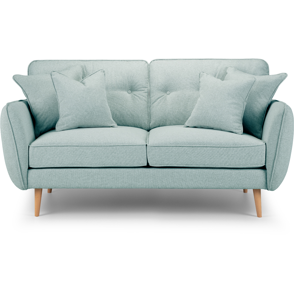Opry Faro 2 Seater Button Back Aqua Sofa Image 3