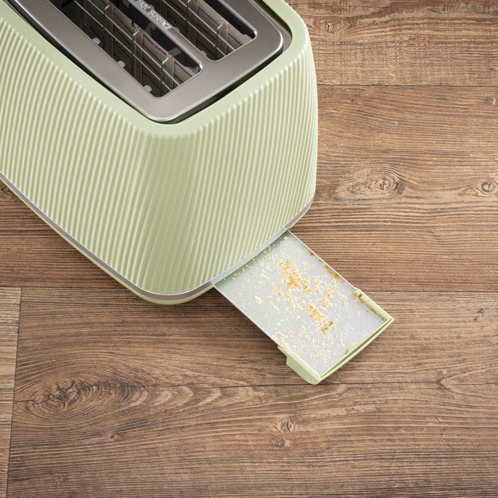 Daewoo SDA2777 Cascade Sage Textured 2 Slice Toaster Image 4