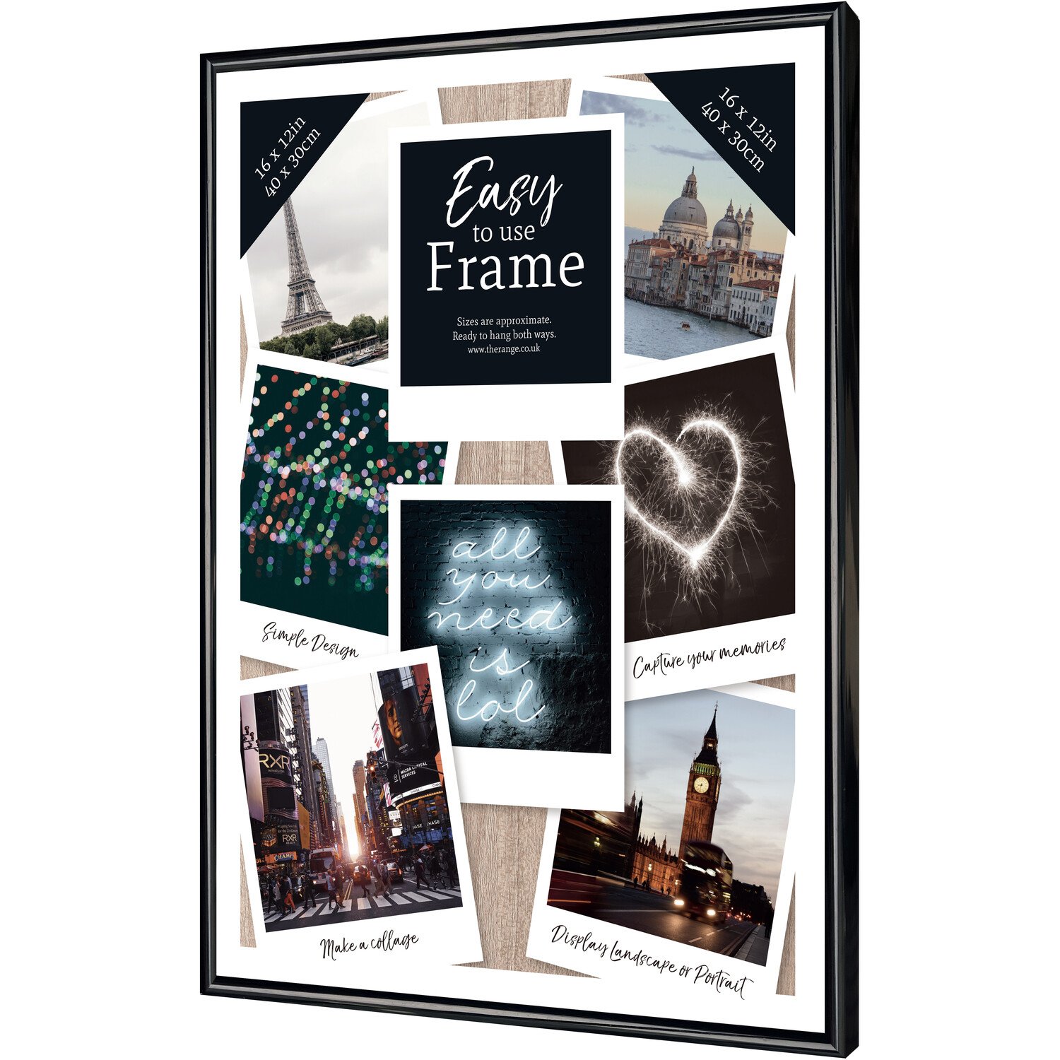 Easy Poster Frame - Black / 16x12in Image 4