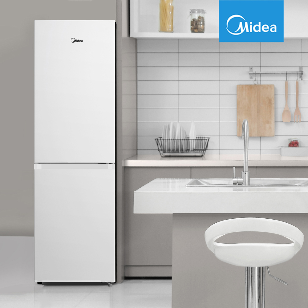 Midea MDRB379FGD01 White Total No Frost 273L Combi Fridge Freezer Image 2