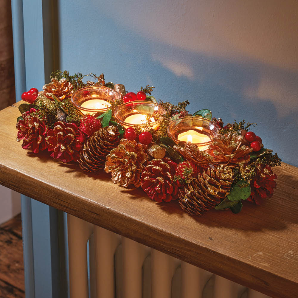 YouGarden Three Kings Trio Candle Holder 36cm Image 2