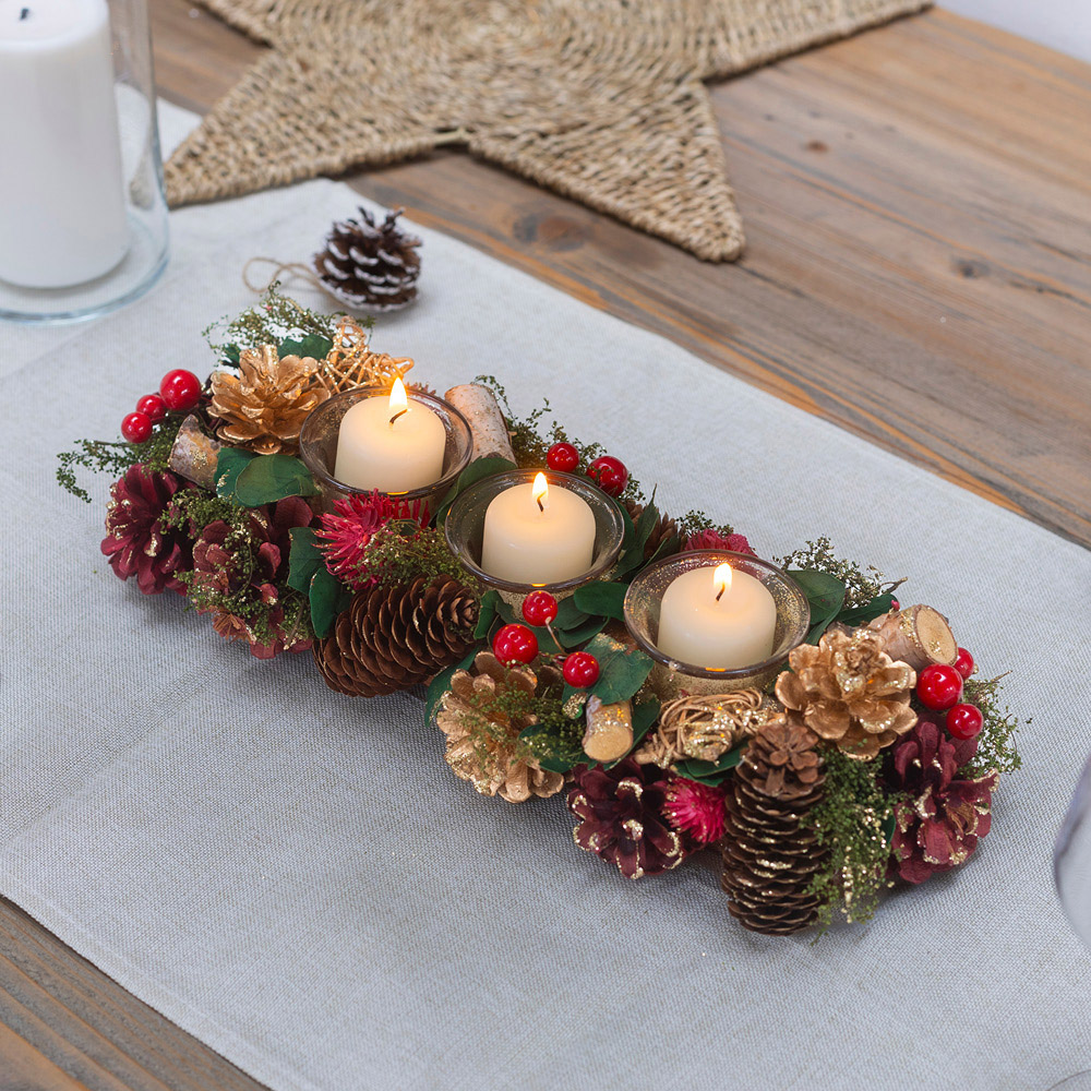 YouGarden Three Kings Trio Candle Holder 36cm Image 4