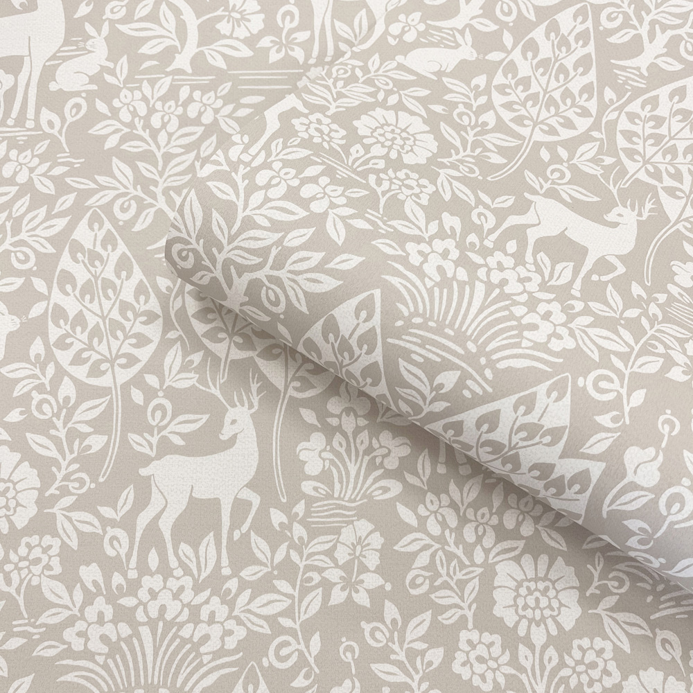 Holden Decor Deer Woods Taupe Wallpaper Image 2