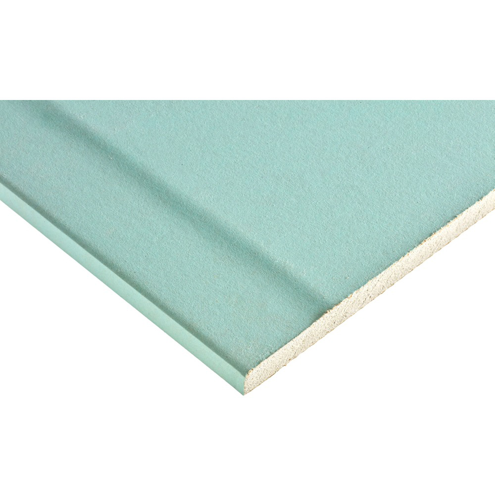 Knauf Drywall 15mm Tapered Edge Moisture Panel Plasterboard 2400 x 1200mm 8 Pack Image 2