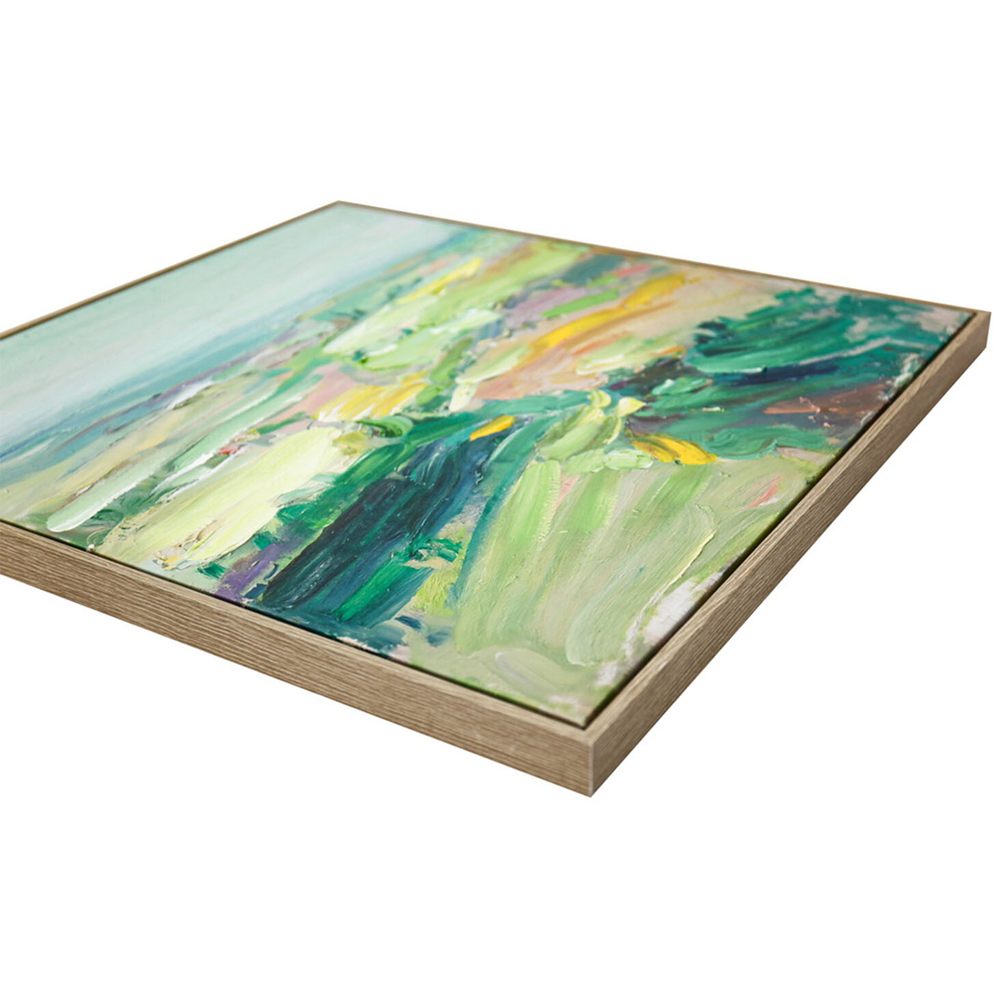Hand-Painted Abstract Landscape Framed Wall Art Image 4