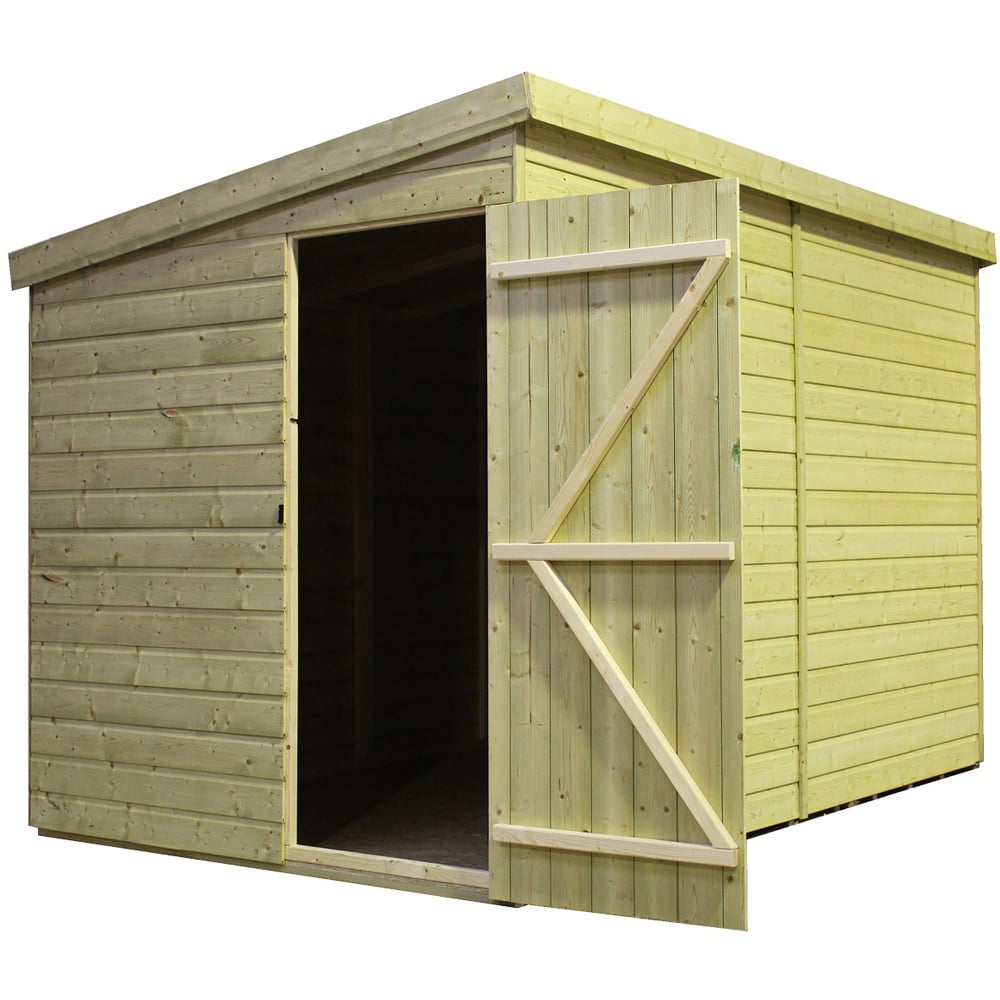 Empire Sheds 3000 12 x 4ft Tongue and Groove Wooden Pent Garden Shed Image 3