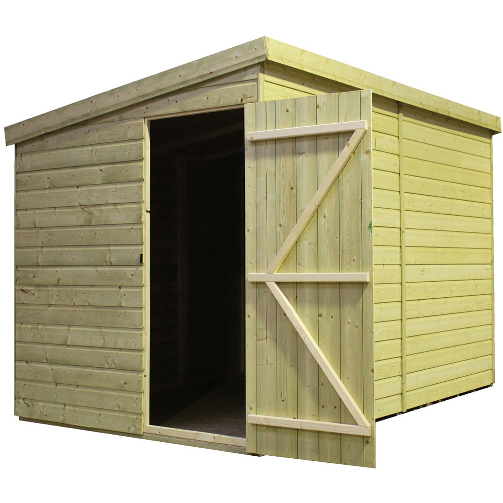 Empire Sheds 3000 12 x 7ft Tongue and Groove Wooden Pent Garden Shed Image 3