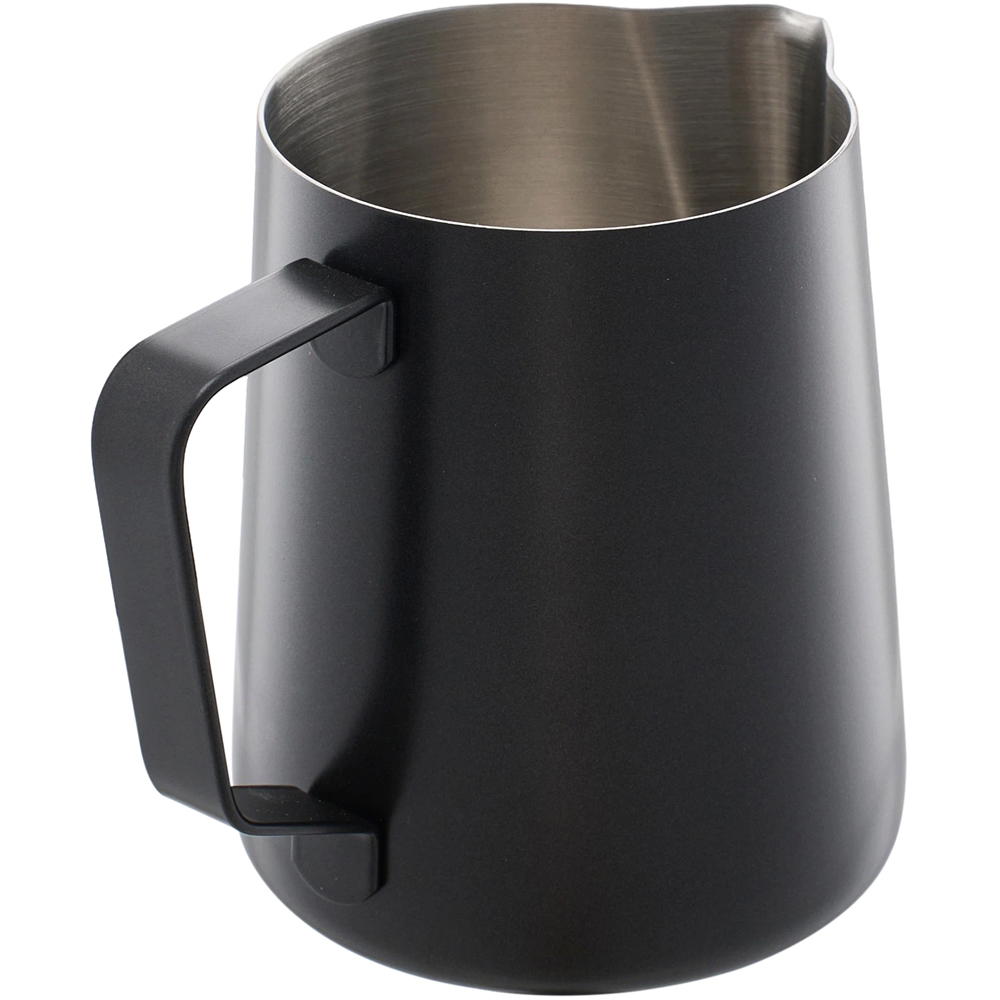 Living and Home Black Stainless Steel Milk Frothing Jug 350ml Image 4