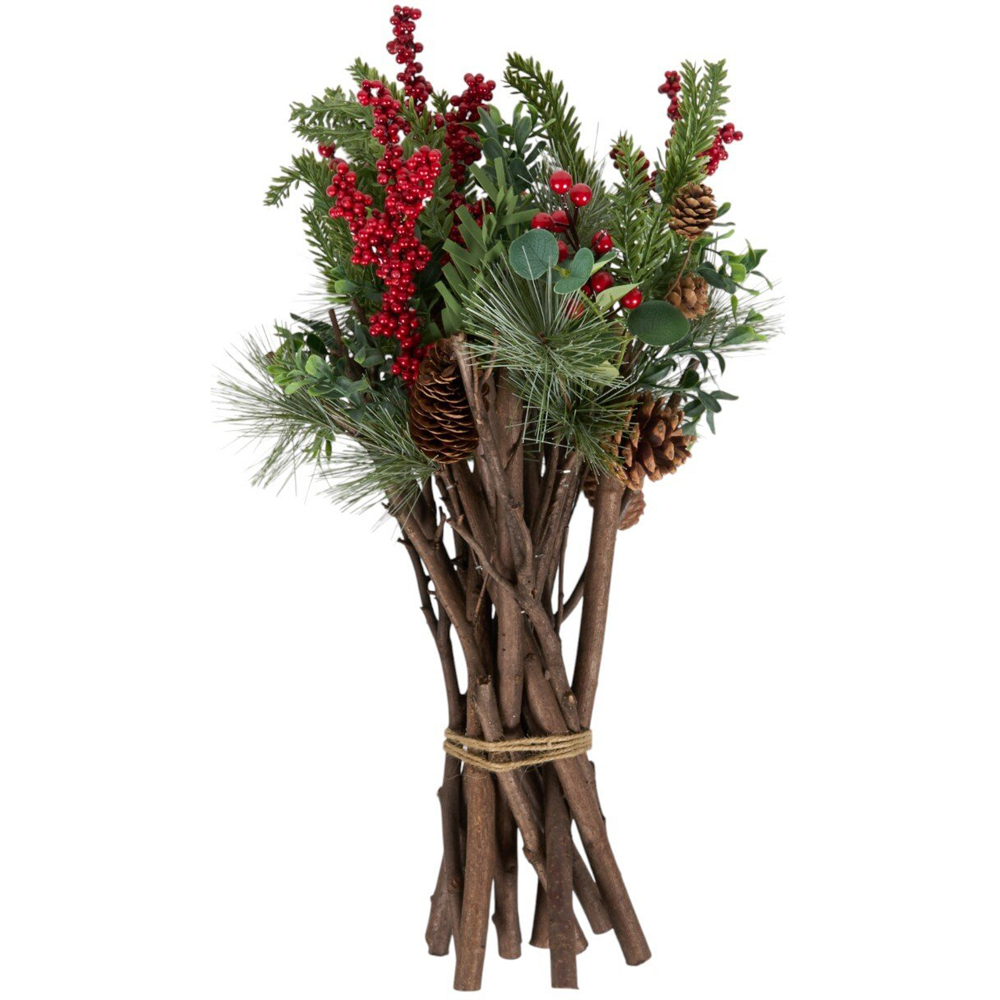 Floristry Bouquet Green and Red Image 1