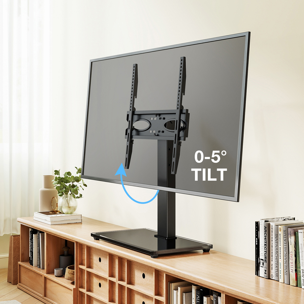 TTAP Black Tabletop TV Stand Image 5